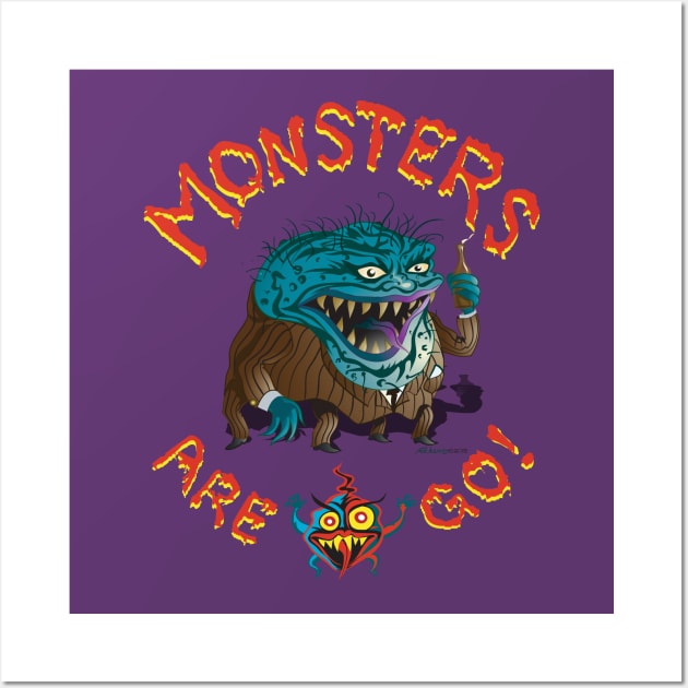 Monsters-are-Go!05 Wall Art by RickLucey